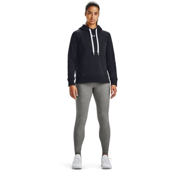 Hoodie dam - Under Armour - Rival Fleece HB - Svart - Bekväm - Andningsbar