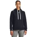 Miniatyrbild 1 av 4: Hoodie dam - Under Armour - Rival Fleece HB - Svart - Bekväm - Andningsbar