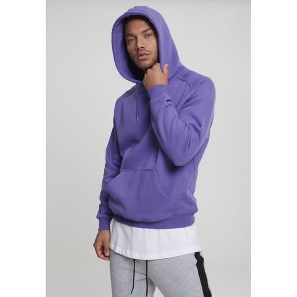 T-shirt oversize - URBAN CLASSICS - Lila - 65% bomull - Korta ärmar - Rundad hals
