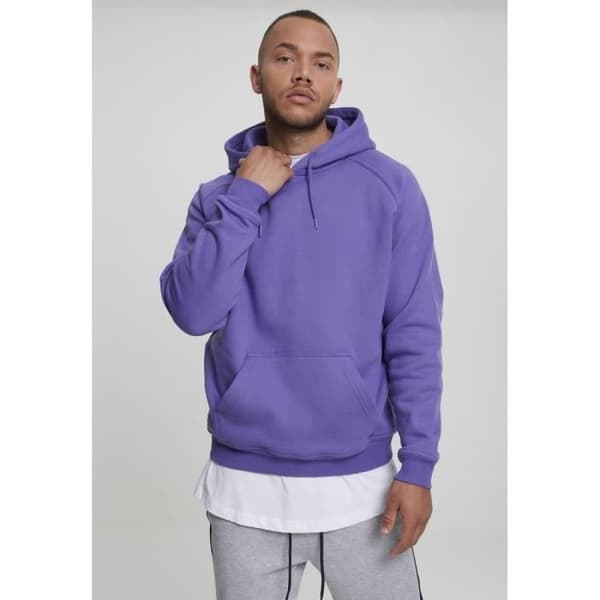 T-shirt oversize - URBAN CLASSICS - Lila - 65% bomull - Korta ärmar - Rundad hals