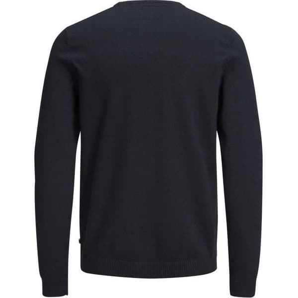Dra enfärgad tröja i trikå - JACK & JONES - Mörkblå blazer - Klassisk krage - Herr - Bekväm i bomull
