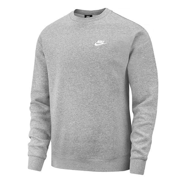 Sweat - Nike - SPORTSWEAR CLUB - Grå - Långa ärmar - 80% bomull, 20% polyester