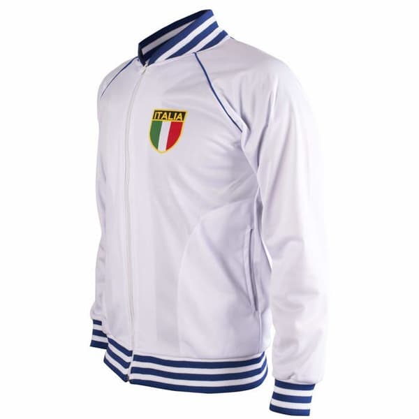 Fotbollströja Jl sport Italien/Italia Retro Fotboll Jacka Träningsoverall Jacka Med Dragkedja Herrar