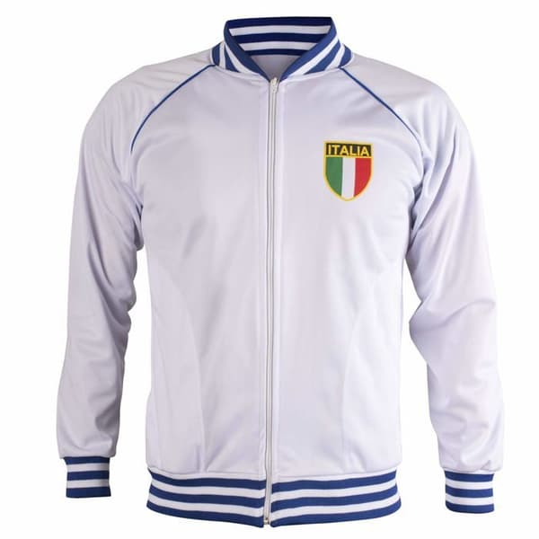 Fotbollströja Jl sport Italien/Italia Retro Fotboll Jacka Träningsoverall Jacka Med Dragkedja Herrar