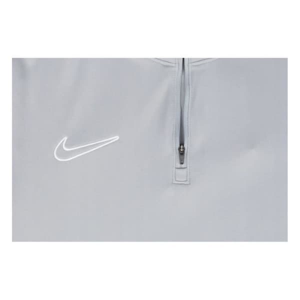 Sweatshirt - NIKE - Academy 23 SS Drill - Grå - Korta ärmar - Hög krage