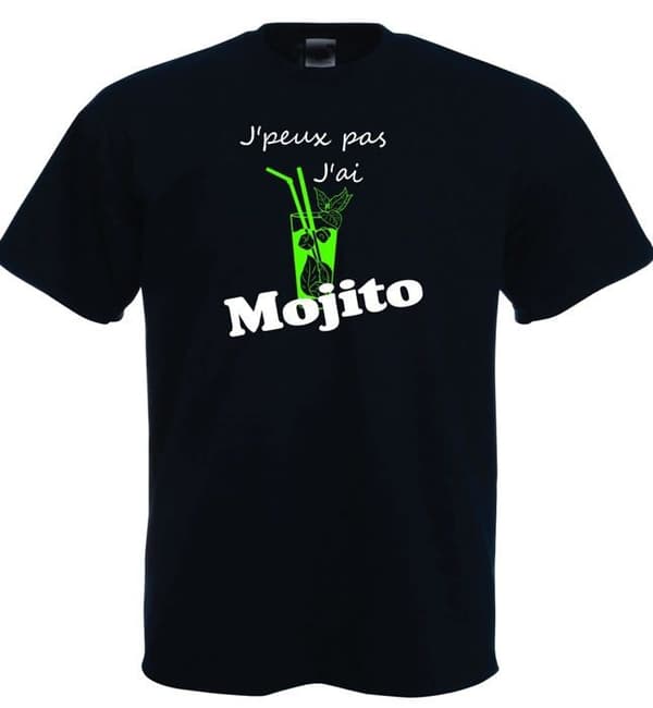 Solenzo T-shirt Herr T-shirt I Can't I Have Mojito