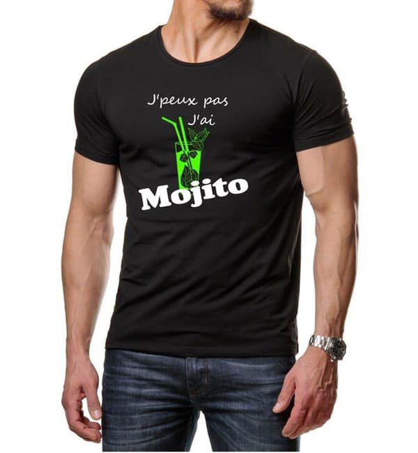 Solenzo T-shirt Herr T-shirt I Can't I Have Mojito