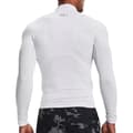 Miniatyrbild 2 av 2: T-shirt - Under Armour - Comp Mock - Vit - Långa ärmar - Hög krage