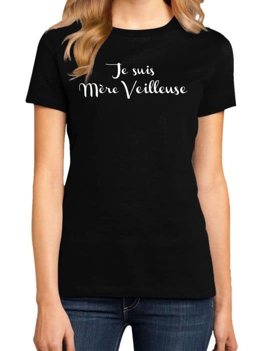 T-shirt Solenzo - T-shirt Kvinna Jag är Mamma Värd - presentidé Mamma