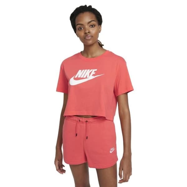 T-shirt - Nike - Sportswear Essential - Rose - 100% bomull - Korta ärmar