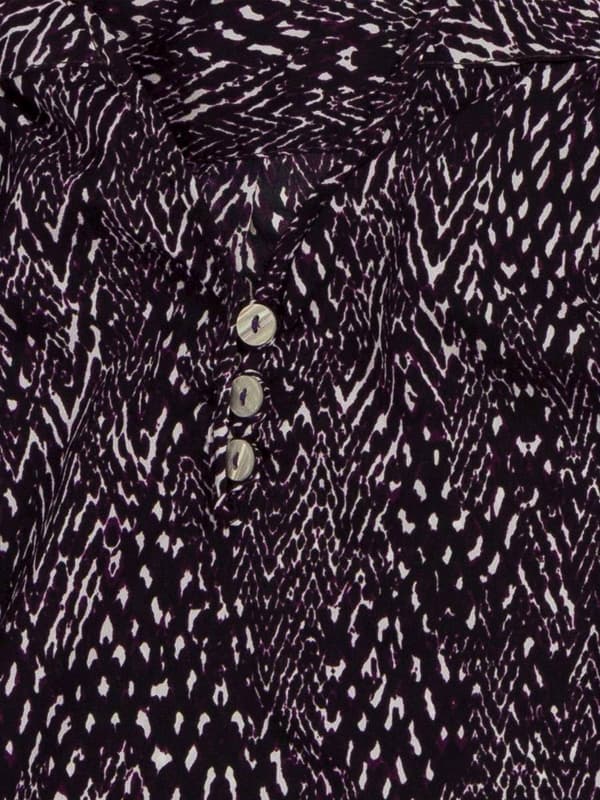Damebluse med lange ærmer, sort, navle, graviditet