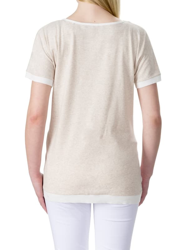 Naisten äitiys-T-paita beige Bellybutton Maternity