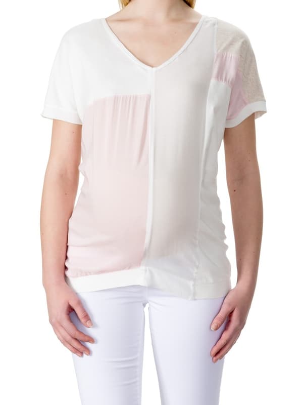 Naisten äitiys-T-paita beige Bellybutton Maternity