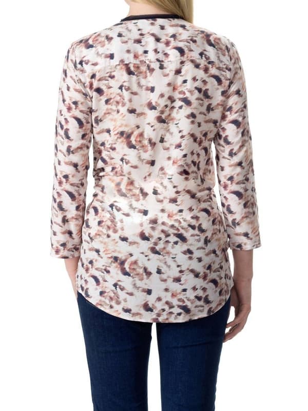 Damblus med långa ärmar, beige, gravidklänning