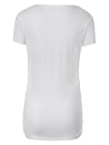 Miniatyrbild 2 av 3: Dam gravid-t-shirt mjuk vit Bellybuton Maternity
