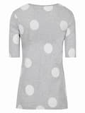 Miniatyrbillede 2 af 2: Bellybuton Maternity Dame Gravid T-shirt med Polkaprikker, Grå