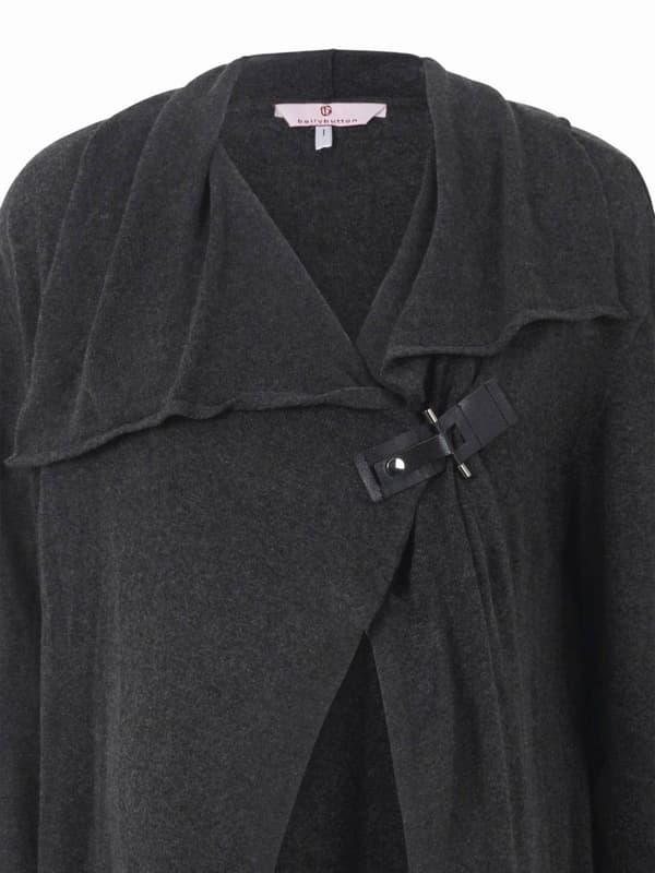 Navlemønster Maternity Graphit Cardigan til Kvinder