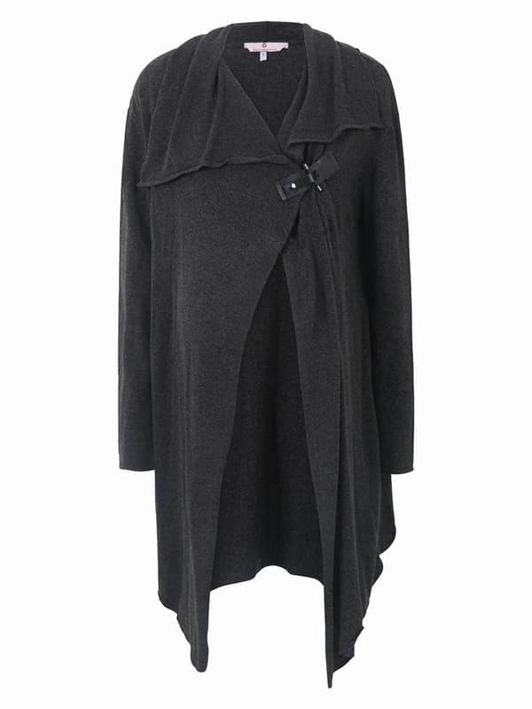 Navlemønster Maternity Graphit Cardigan til Kvinder