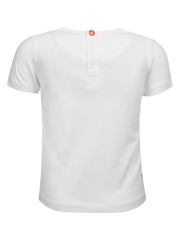 Drenge T-shirt med print hvid Lief
