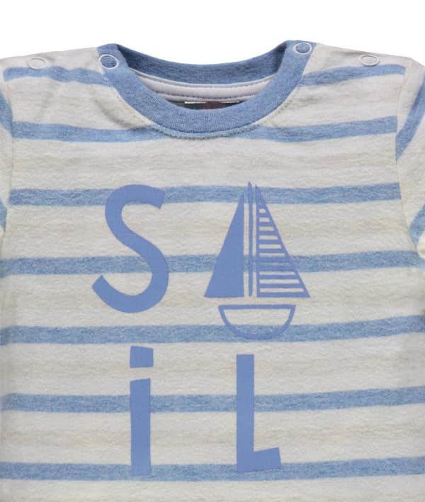 Kanz gråblå baby t-shirt
