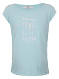 Miniatyrbillede 1 af 3: Blå graviditets-t-shirt til kvinder, Bellybutton Maternity