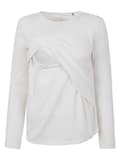 Miniatyrbillede 3 af 4: Dame ammebluse hvid Navle Maternity