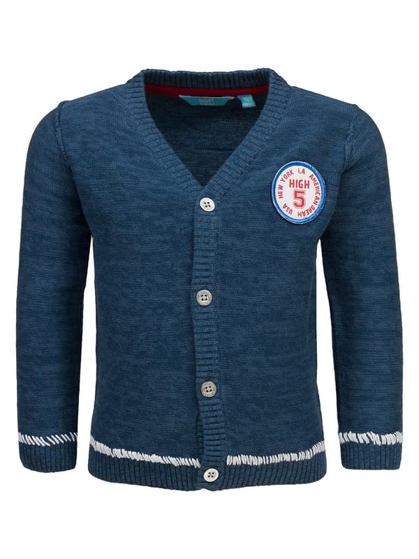 Drenge marineblå cardigan Lief