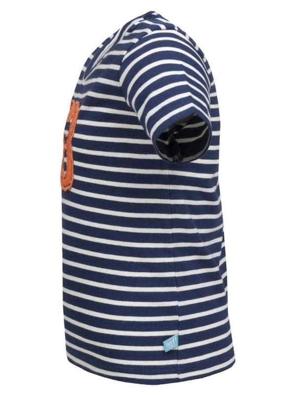 Drenge marineblå stribet t-shirt Lief