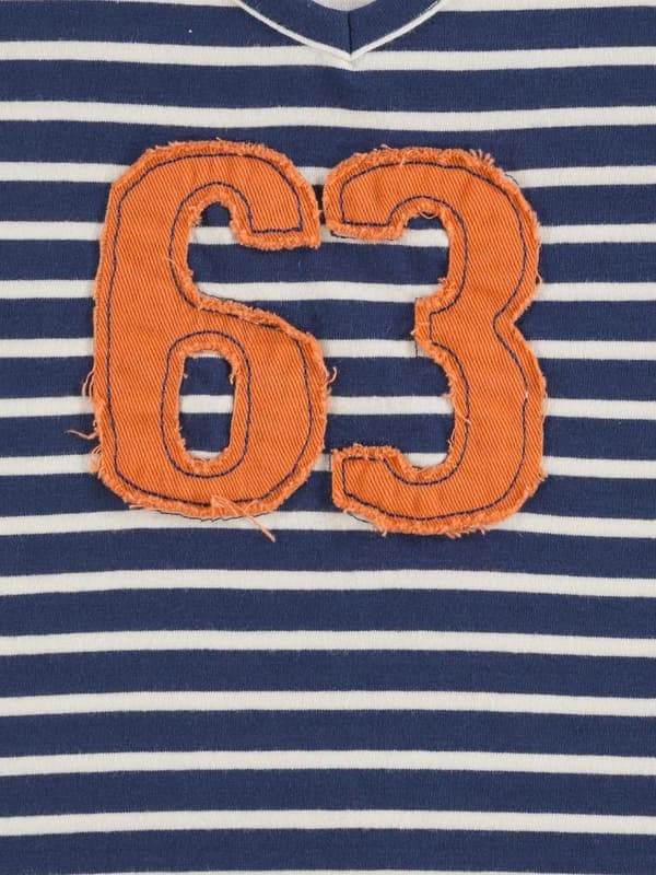 Drenge marineblå stribet t-shirt Lief