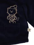 Miniatyrbillede 3 af 3: Baby sweatshirt med lynlås, blå, Kanz