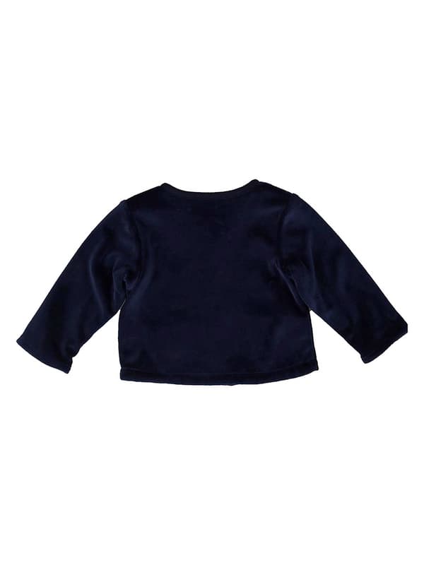 Baby sweatshirt med lynlås, blå, Kanz