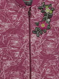 Miniatyrbillede 3 af 3: Pigesweatshirt med blomsterprint, pink Kanz