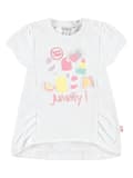 Miniatyrbillede 1 af 3: Pige-T-shirt med korte ærmer, hvid, Kanz