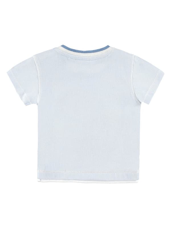 Pojk-T-shirt med korta ärmar, blå, Kanz