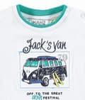 Miniatyrbild 3 av 3: Pojk-T-shirt med korta ärmar, vit, Kanz