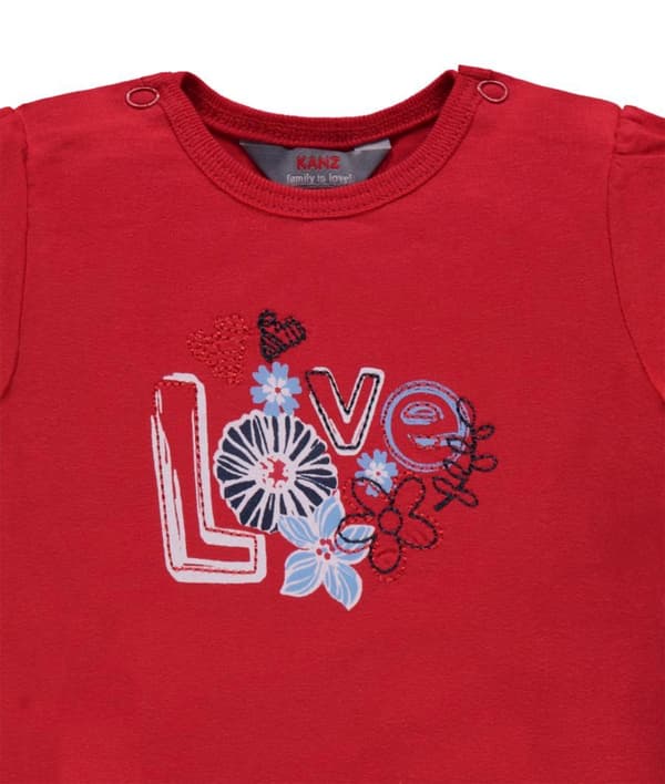 Kortärmad t-shirt för flickor