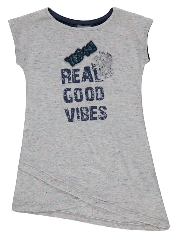 Piger T-shirt med Kanz-print