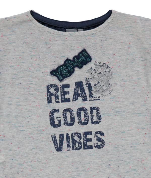 T-shirt med Kanz-tryck för flickor