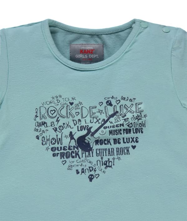 Kortärmad t-shirt för flickor Kanz