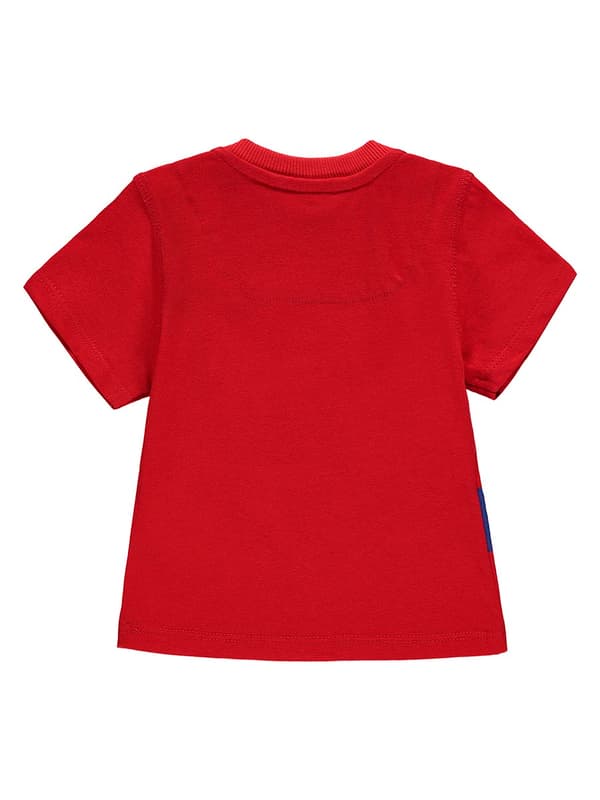 Pojkars kortärmade blus röd