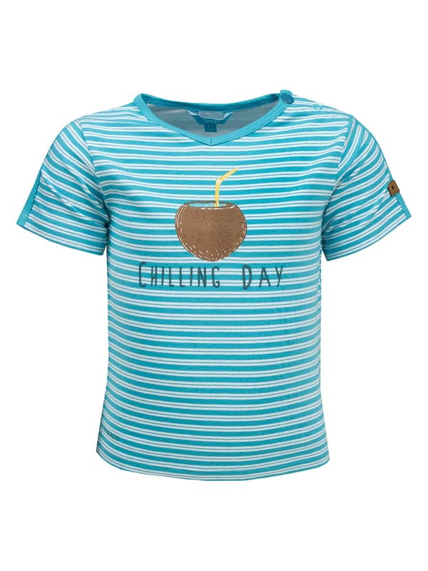 Pojkars semester-T-shirt blå Lief