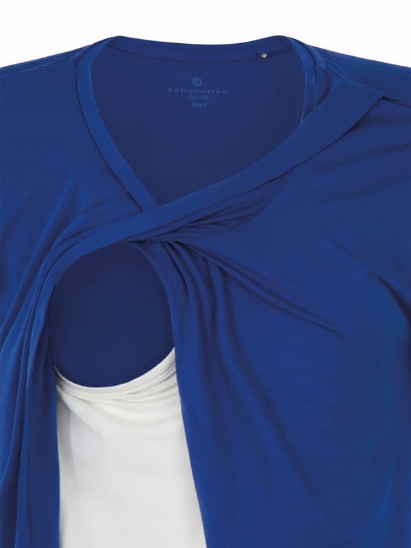 Naisten imetyspaita sininen Bellybutton Maternity
