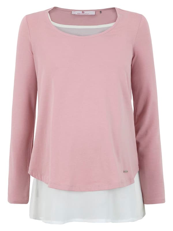 Dame ammebluse pink Navle Maternity