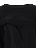 Miniatyrbillede 4 af 4: Dame amme-sweatshirt sort navle-graviditet