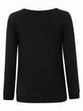 Miniatyrbillede 2 af 4: Dame amme-sweatshirt sort navle-graviditet