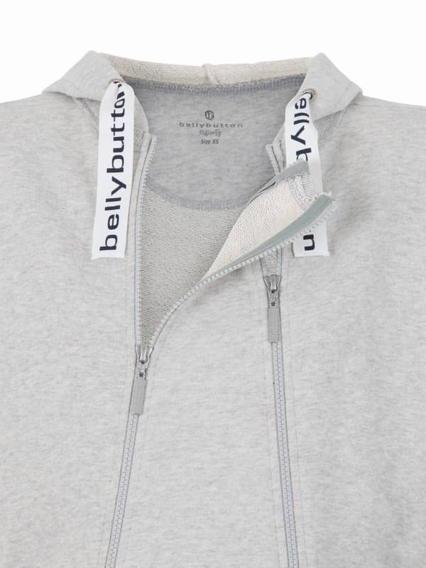 Bellybutton-äitiyshuppari harmaalla vetoketjulla
