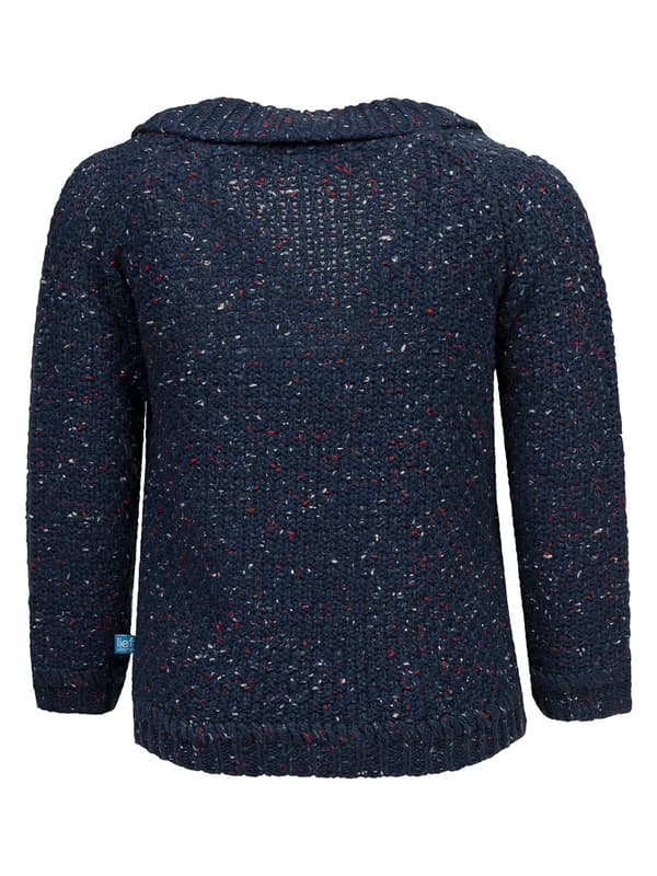 Elegant drengetrøje med knapper, marineblå, Lief