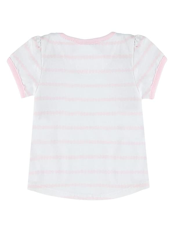 T-shirt för flickor, blandad, ränder, Kanz