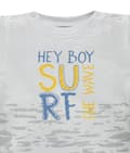 Miniatyrbild 3 av 3: Pojk-T-shirt, vit, Surf, Kanz