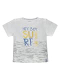 Miniatyrbild 1 av 3: Pojk-T-shirt, vit, Surf, Kanz